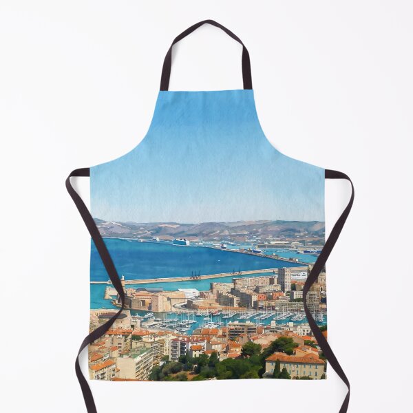 Item preview, Marseille in Watercolor Style - Art Transformation from Real Photography designed and sold by M.ALK.Watercolor.