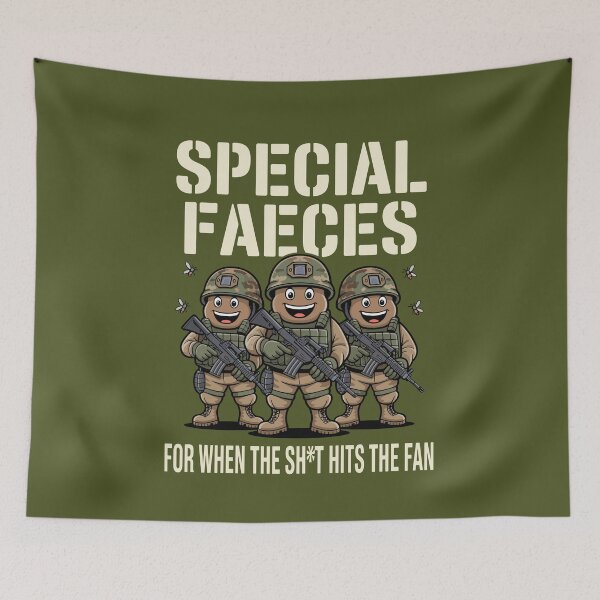 Item preview, Special Faeces – Military Poop Squad designed and sold by JPees.
