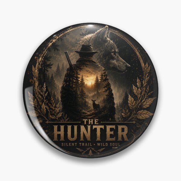 Item preview, THE HUNTER – Silent Trail • Wild Soul designed and sold by TammyHunterArt.