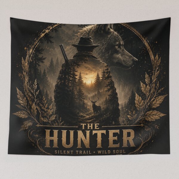 Item preview, THE HUNTER – Silent Trail • Wild Soul designed and sold by TammyHunterArt.