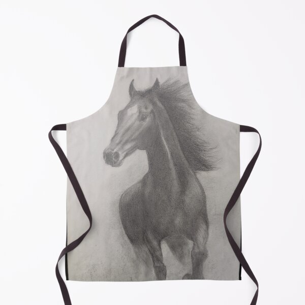 Item preview, Realistic Running Horse Pencil Sketch Art designed and sold by samahl_l.