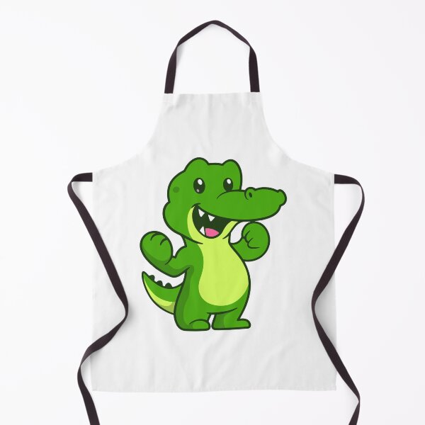 Item preview, Cute Happy Crocodile Cartoon Character designed and sold by Hestercat.