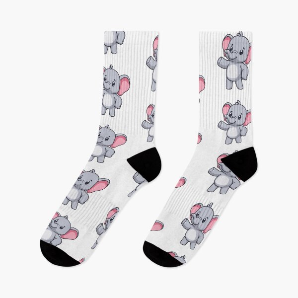 Item preview, Cute Waving Elephant Cartoon Illustration designed and sold by Hestercat.