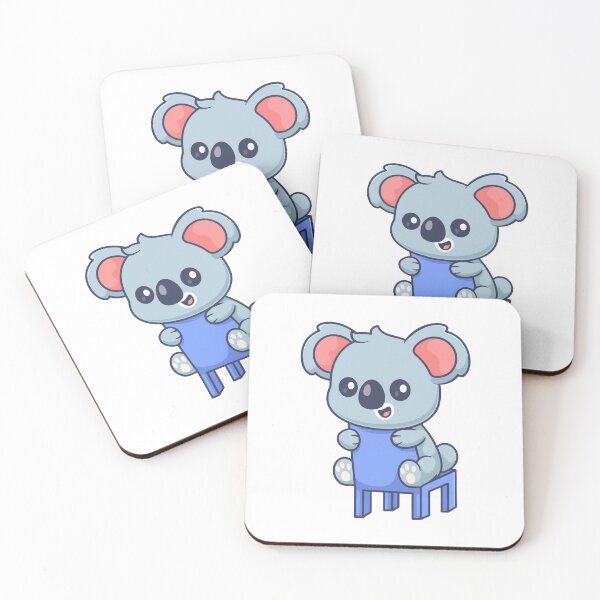 Item preview, Cute Chibi Koala Sitting on a Chair Cartoon designed and sold by Hestercat.