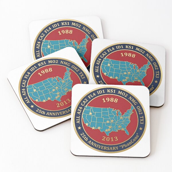 Item preview, 25th Anniversary PhanCons United States Commemorative Medal Graphic designed and sold by CharlieDesings.