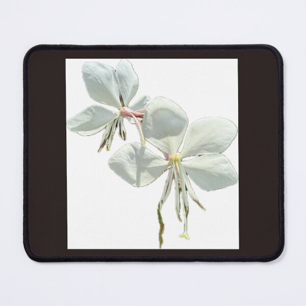 Item preview, Delicate White Gaura Whirling Butterflies Floral Design designed and sold by BalkanBloom.