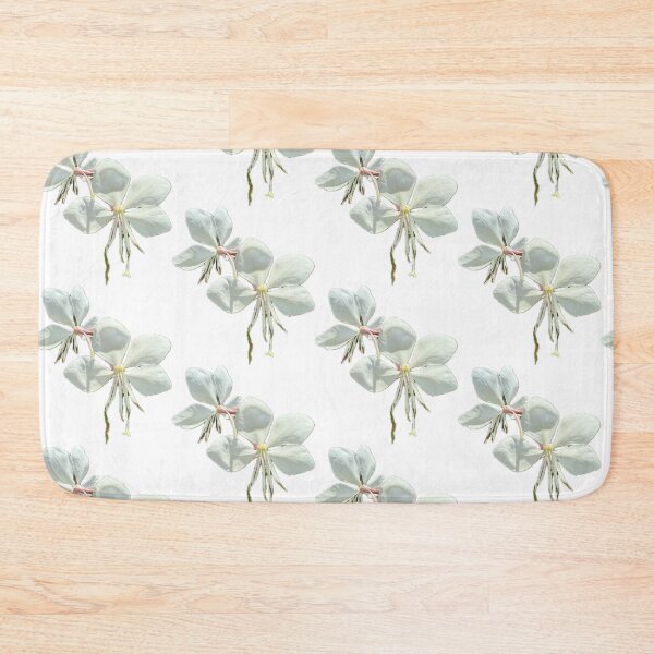 Item preview, Delicate White Gaura Whirling Butterflies Floral Design designed and sold by BalkanBloom.