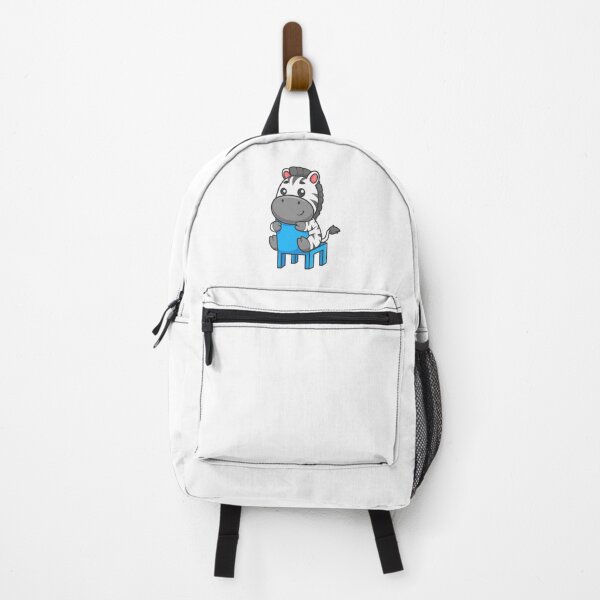 Item preview, Cute Chibi Zebra Sitting on a Chair Cartoon designed and sold by Hestercat.