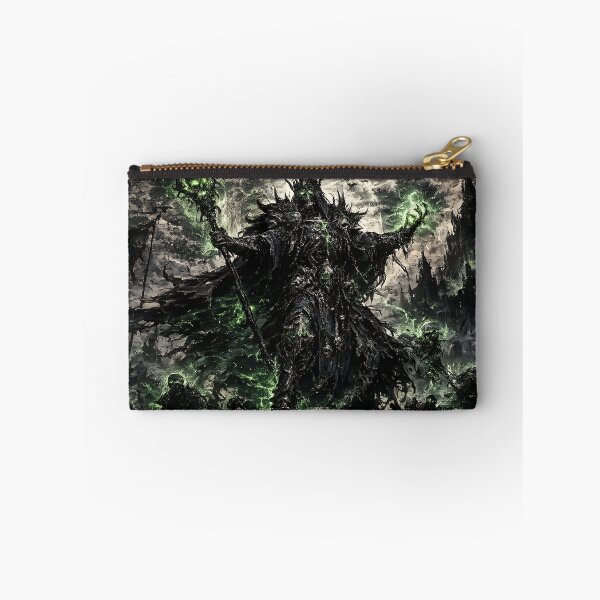 Item preview, Lich King Necromancer Undead Army Green Flame Art designed and sold by DarkOriginArts.