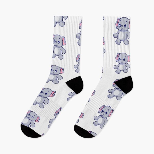 Item preview, Cute Walking Elephant Cartoon Character designed and sold by Hestercat.