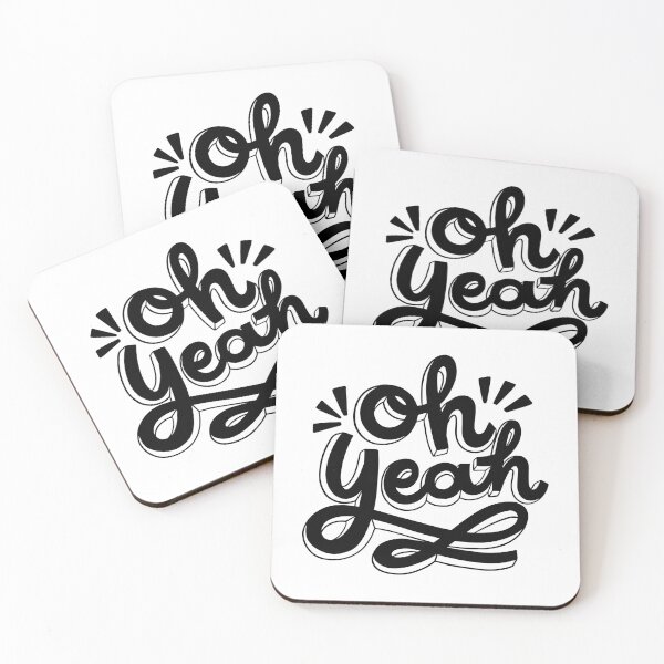 Item preview, Oh Yeah Statement Lettering Design designed and sold by Johnny Holiday.