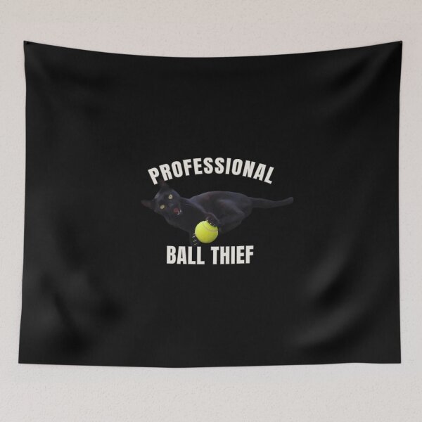 Item preview, Professional Ball Thief – Funny Tennis Cat Meme Design designed and sold by MB-CatPrints.