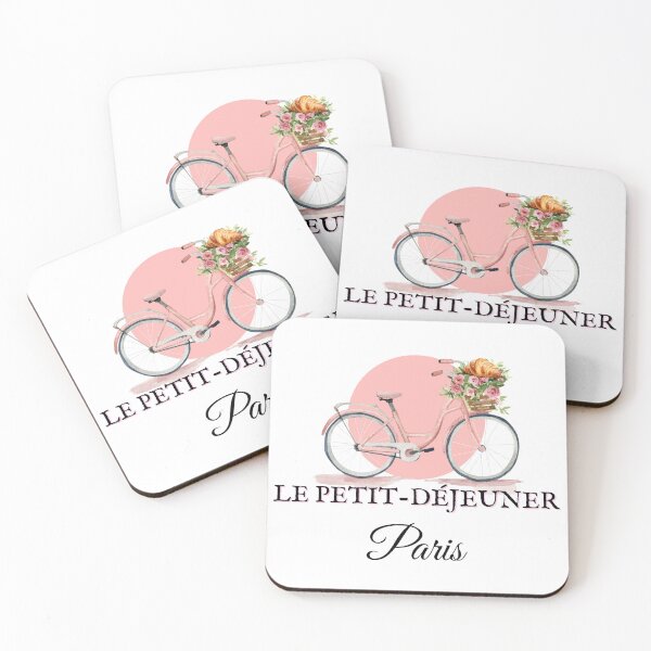 Item preview, Flower bike with croissant designed and sold by Mucha's Rose.