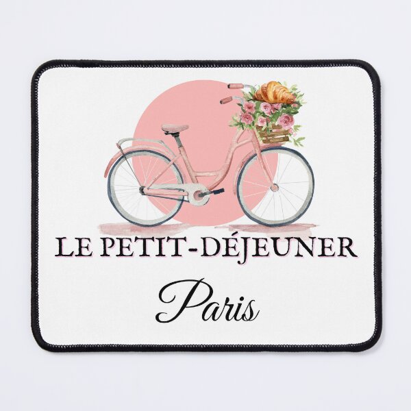 Item preview, Flower bike with croissant designed and sold by Mucha's Rose.