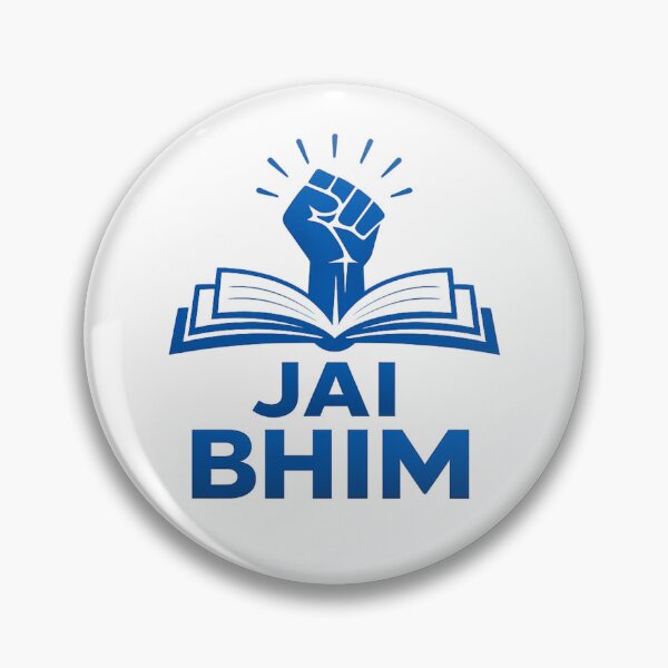 Item preview, Jai Bhim Book and Solidarity Symbol Design designed and sold by ArtsyExplorer.