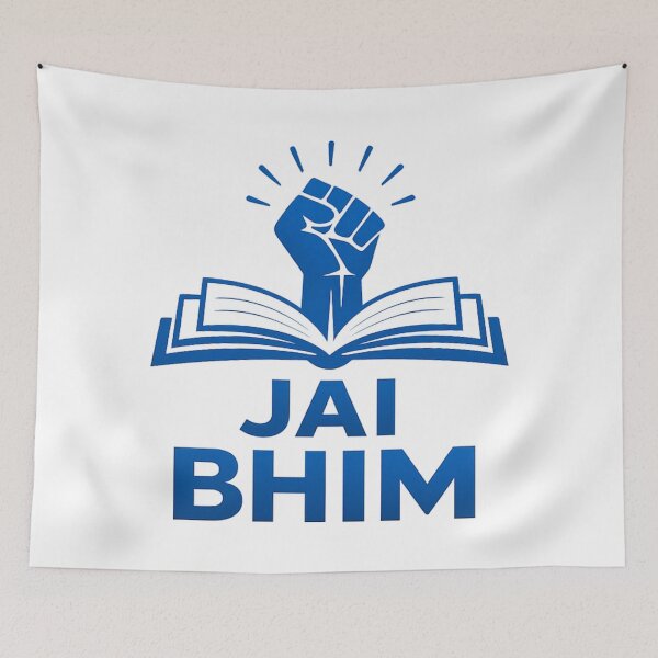Item preview, Jai Bhim Book and Solidarity Symbol Design designed and sold by ArtsyExplorer.