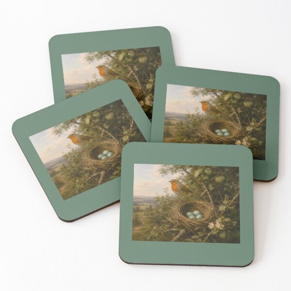 Item preview, Robins nest in style of R Whitaker designed and sold by Collector-RB.