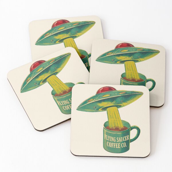 Item preview, Flying Saucer Coffee Co. designed and sold by Cosmic Cactus.