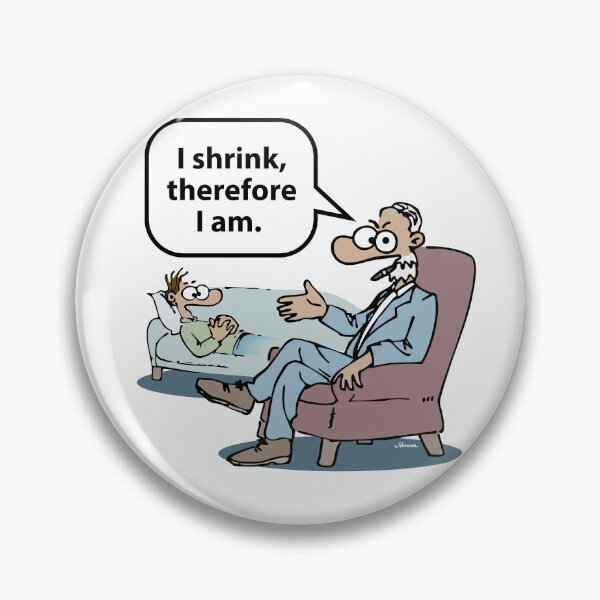Item preview, Psychologist Cartoon Man designed and sold by DoubleCap Design.