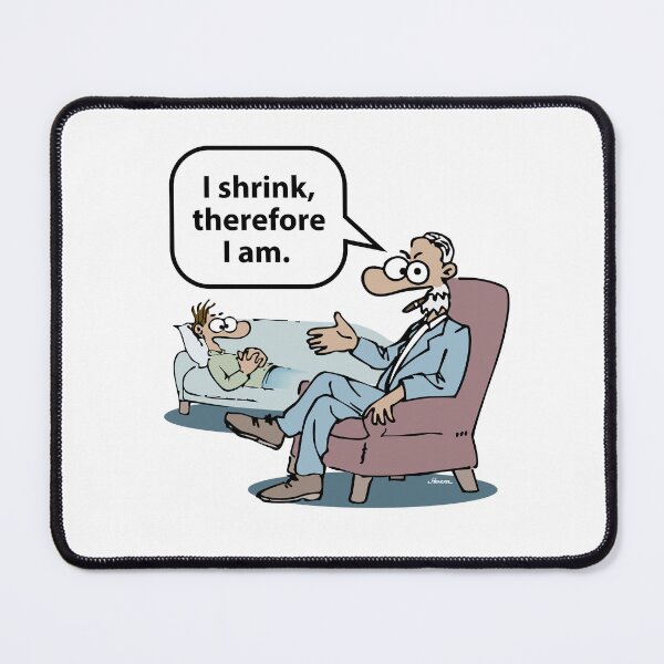 Item preview, Psychologist Cartoon Man designed and sold by DoubleCap Design.