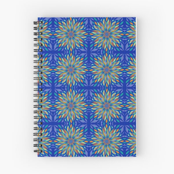 Item preview, Geometric floral kaleidoscope pattern art  designed and sold by simplyart767.
