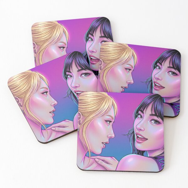 Item preview, Coworker Crush Thai GL Tv Series Lgbtq+ WLW Decor Poster Print Art Comic designed and sold by Mind Space.