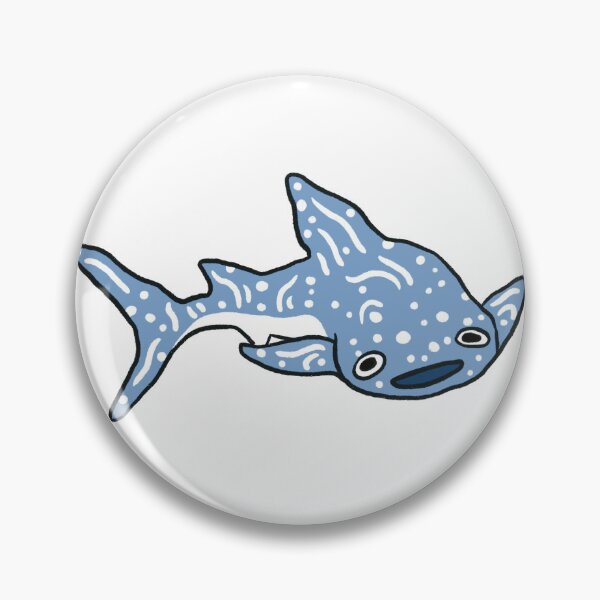 Item preview, Cute Happy Smiling Whale Shark Sticker For Ocean Animal Lovers designed and sold by Madeleine Sharp.