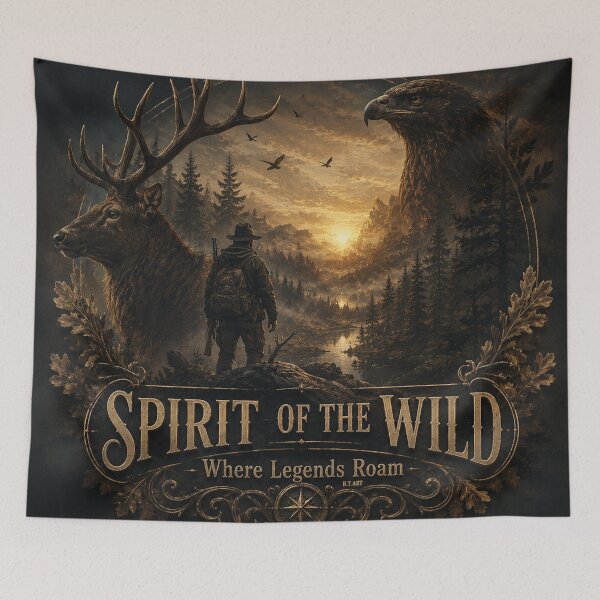 Item preview, SPIRIT OF THE WILD – Where Legends Roam designed and sold by TammyHunterArt.