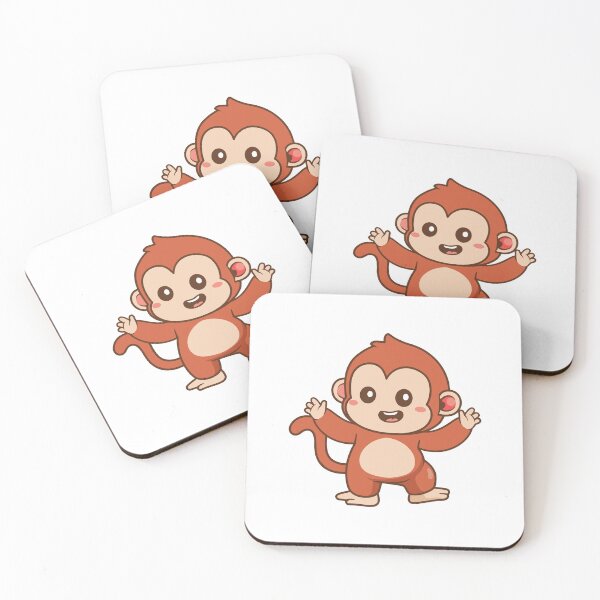 Item preview, Cute Happy Little Monkey Cartoon designed and sold by Hestercat.