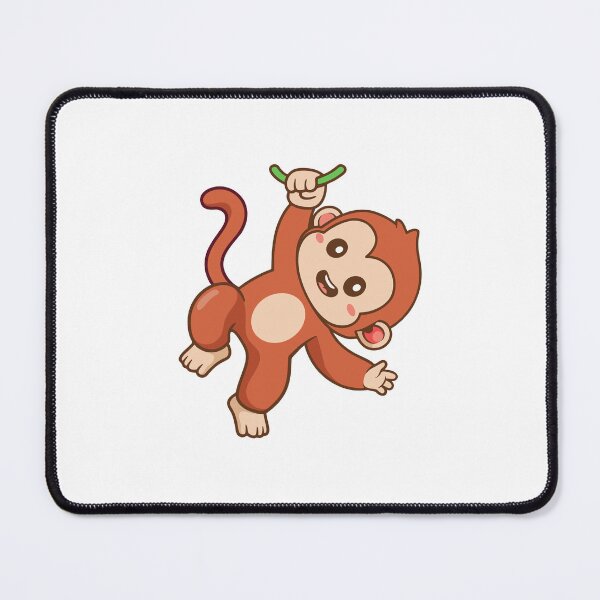 Item preview, Cute Monkey Swinging on a Vine designed and sold by Hestercat.