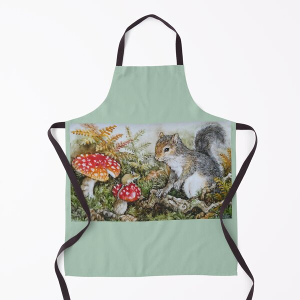 Item preview, Squirrel, mouse on red toadstall R M Whitaker designed and sold by Collector-RB.