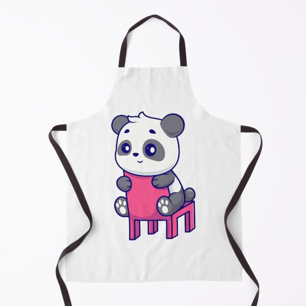 Item preview, Cute Panda Sitting on Pink Chair designed and sold by Hestercat.