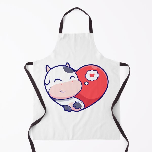 Item preview, Cute Cow Dreaming of Love designed and sold by Hestercat.