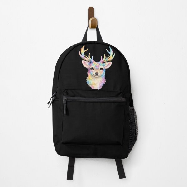 Item preview, Rainbow Tie-Dye Deer Portrait designed and sold by jgvisualarts.