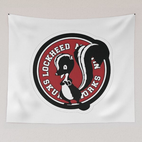 Item preview, Lockheed Martin Skunk Works Circular Decal Emblem designed and sold by CharlieDesings.