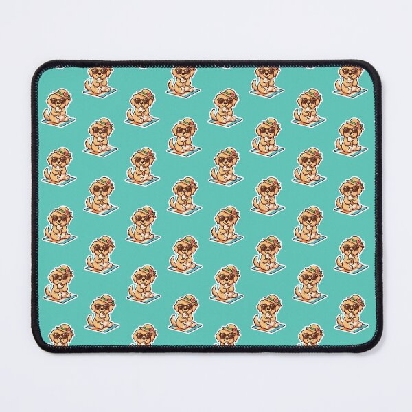Item preview, Chibi Summer Golden Retriever Ice Cream Sticker designed and sold by flee09.