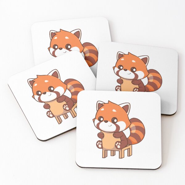Item preview, Cute Red Panda Sitting on Chair designed and sold by Hestercat.