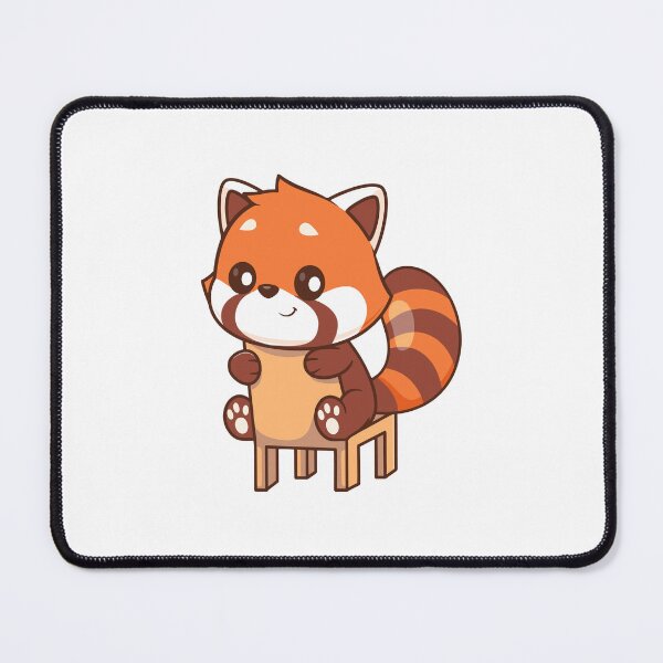 Item preview, Cute Red Panda Sitting on Chair designed and sold by Hestercat.