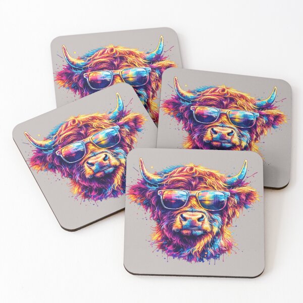 Item preview, bull with glasses designed and sold by ArtyStocks.