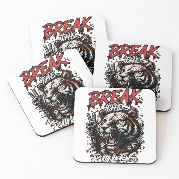 Item preview, Break The Rules Tiger Streetwear Design designed and sold by Ahmedsyde.
