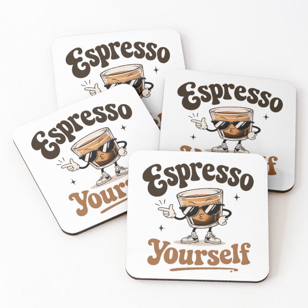 Item preview, Espresso Yourself Funny Coffee Design designed and sold by INVITOARTE.