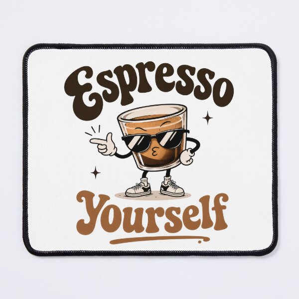 Item preview, Espresso Yourself Funny Coffee Design designed and sold by INVITOARTE.