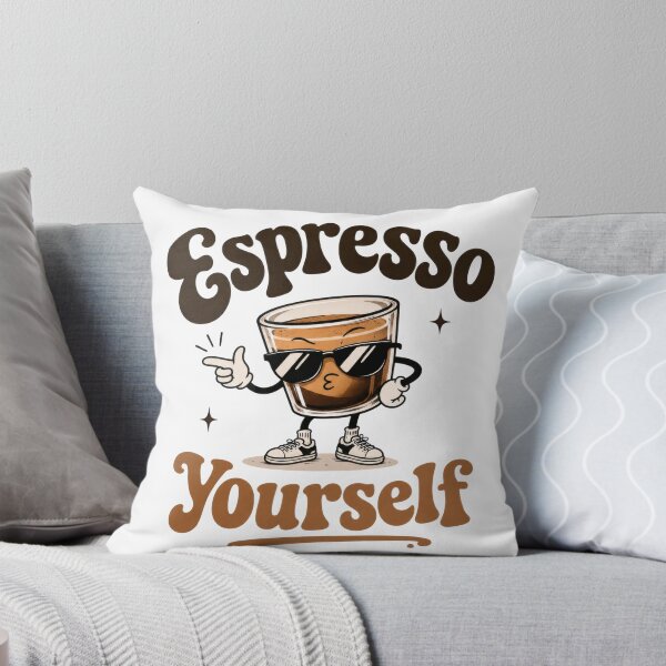 Item preview, Espresso Yourself Funny Coffee Design designed and sold by INVITOARTE.
