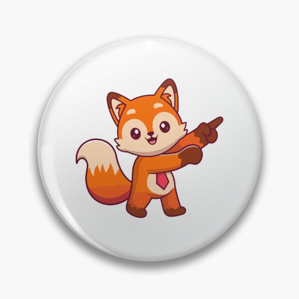 Item preview, Cute Business Fox Pointing the Way designed and sold by Hestercat.