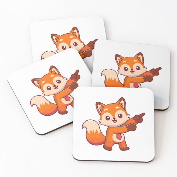 Item preview, Cute Business Fox Pointing the Way designed and sold by Hestercat.