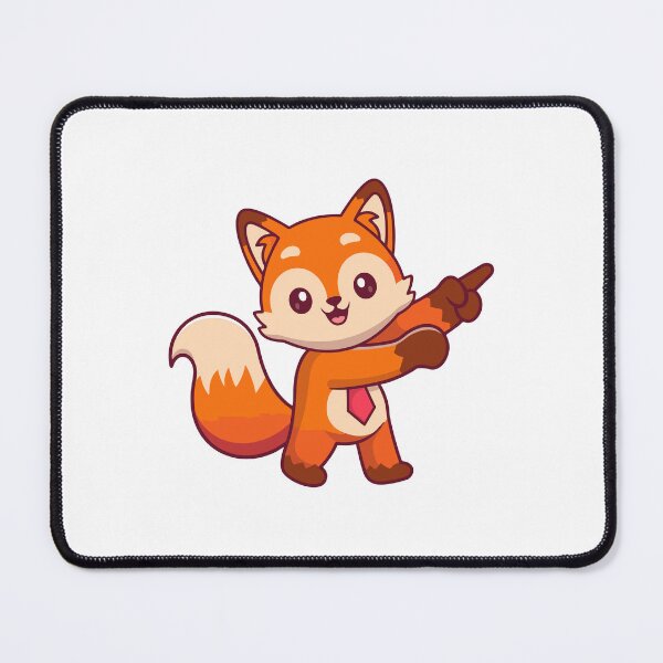 Item preview, Cute Business Fox Pointing the Way designed and sold by Hestercat.