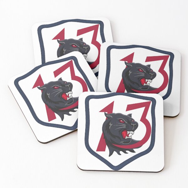 Item preview, USAF 13th Fighter Squadron "Panthers" Military Shield Patch designed and sold by CharlieDesings.