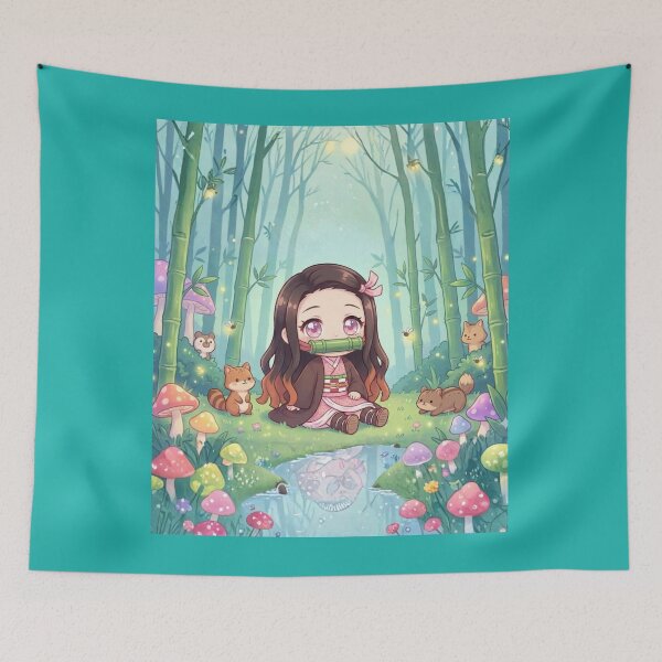 Item preview, Chibi Nezuko Kawaii Forest designed and sold by Innova_Creations.