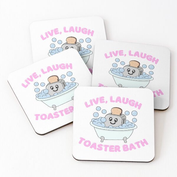 Item preview, Live Laugh Toaster Bath designed and sold by GlitterArtySVG.