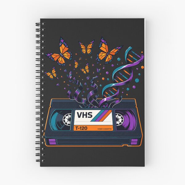 Item preview, Retro VHS Tape Geometric Butterfly Metamorphosis designed and sold by MarVan-Prints.
